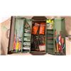 Image 2 : METAL TOOL BOX WITH CONTENTS