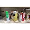 Image 2 : SHELF LOT ASST GEAR LUBE, BRAKE FLUIDS, TRANS FLUID, LACQUER THINNER, DEGREASER