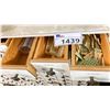 Image 2 : CUSTOM DRAWER UNIT WITH 150 DRAWERS. CONTENTS INCLUDED.