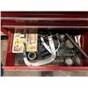 Image 8 : 2 pc tool box - Craftsman & Snap-on tools box full of assorted tools - sockets/ saws/ clamps/ hammer