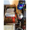 Image 2 : Group of assorted ammo/ ammo jackets/ gun cleaning kits/ Silencio Magnum head gear - American Eagle 
