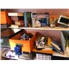 Image 8 : Room lot - twin bed/ mattress/ table lamp/ metal shelving rack/ clothing misc. (DOES NOT INCLUDE PER