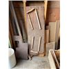 Image 8 : Storage room full of assorted items - tools/ bicycle parts/ wood planks/ Gear oil/ spray paint/ mech