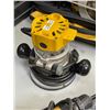 Image 2 : Group of assorted Dewalt power tools - includes Impact drivers / drill & router