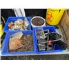 Image 2 : Group of assorted misc - includes toilet bowl / scrap copper / stainless steel sink etc
