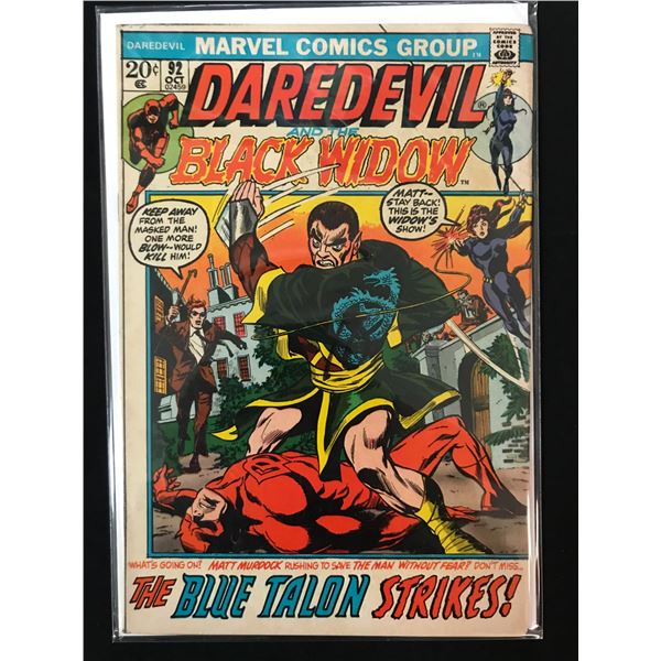 MARVEL COMICS DAREDEVIL ANF BLACK WIDOW NO.92
