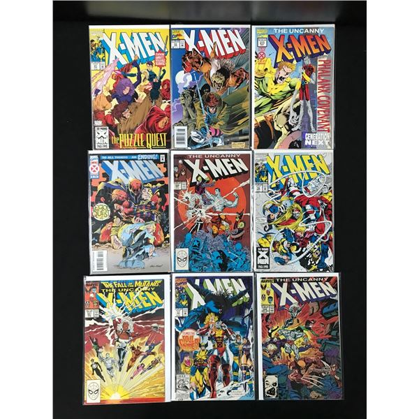 LOT OF 9 X-MEN COMICS (MARVEL COMICS)