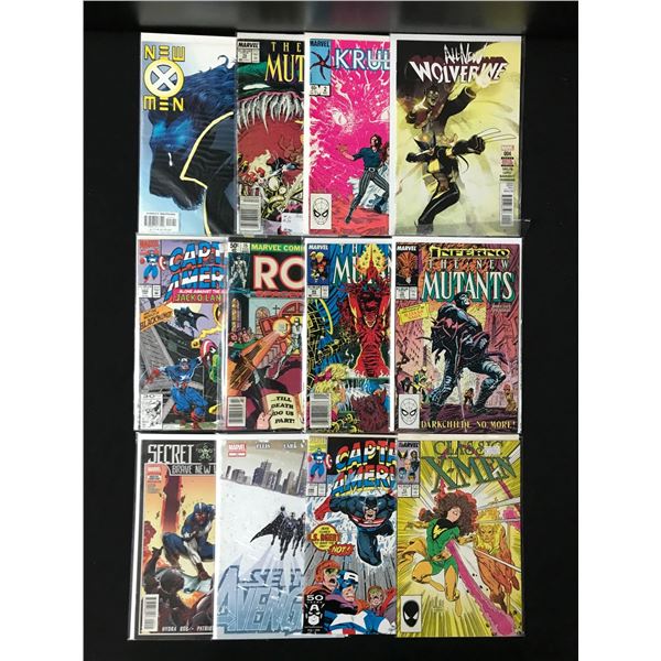 LOT OF 12 COMICS VARIOUS TITLES (MARVEL COMICS)