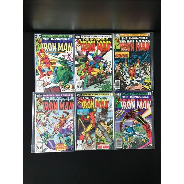 LOT OF 6 IRON MAN COMICS (MARVEL COMICS)