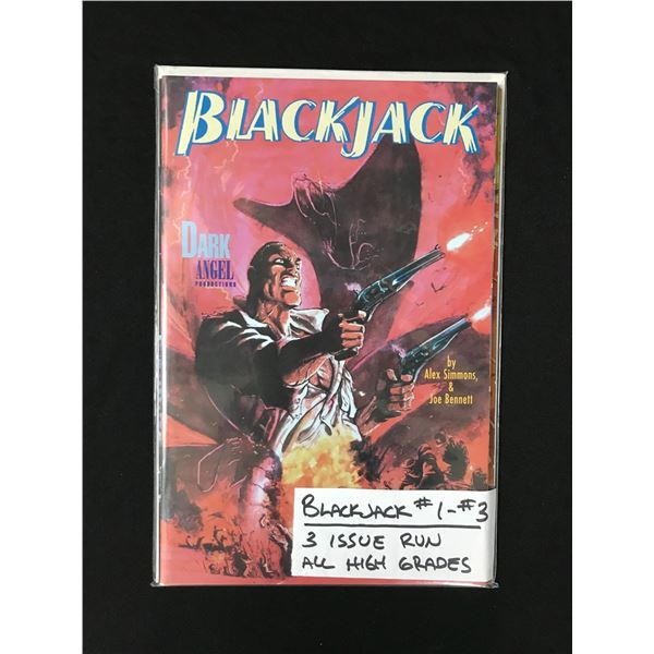 DARK ANGEL COMICS NO.1-2 BLACKJACK (3 ISSUE RUN)