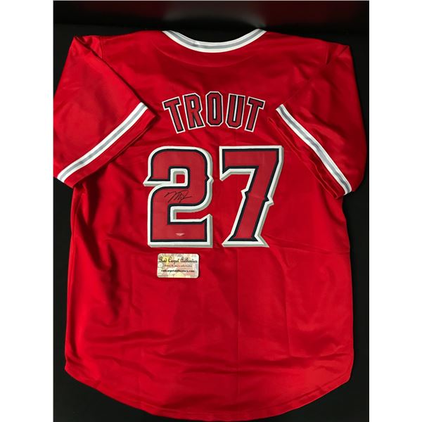 MIKE TROUT SIGNED JERSEY (RED CARPET COA)