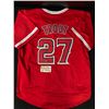 Image 1 : MIKE TROUT SIGNED JERSEY (RED CARPET COA)