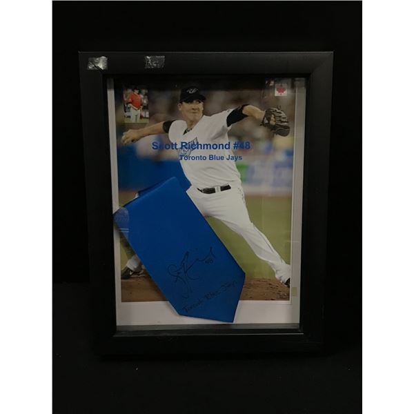 SCOTT RICHMOND SIGNED TIE- COMES WITH 8X10 PHOTO (ROYAL CITY JEWELERS COA)