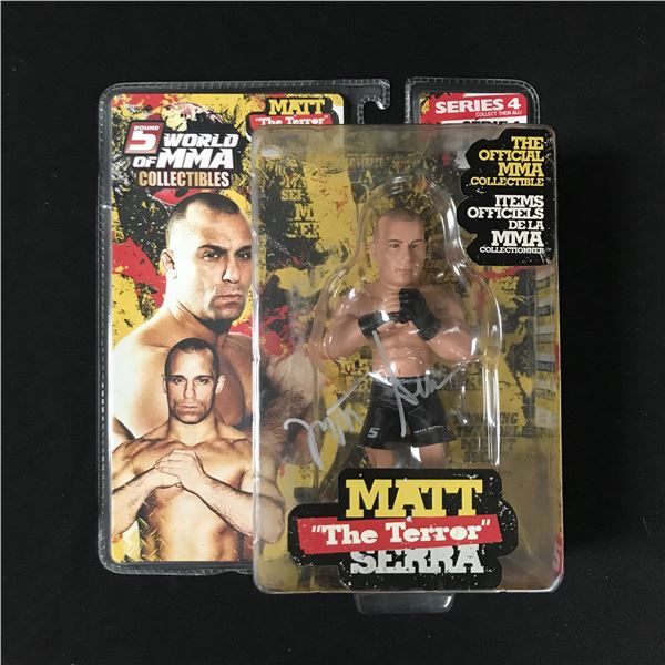 MATT SERRA SIGNED MMA ACTION FIGURE (JSA COA)