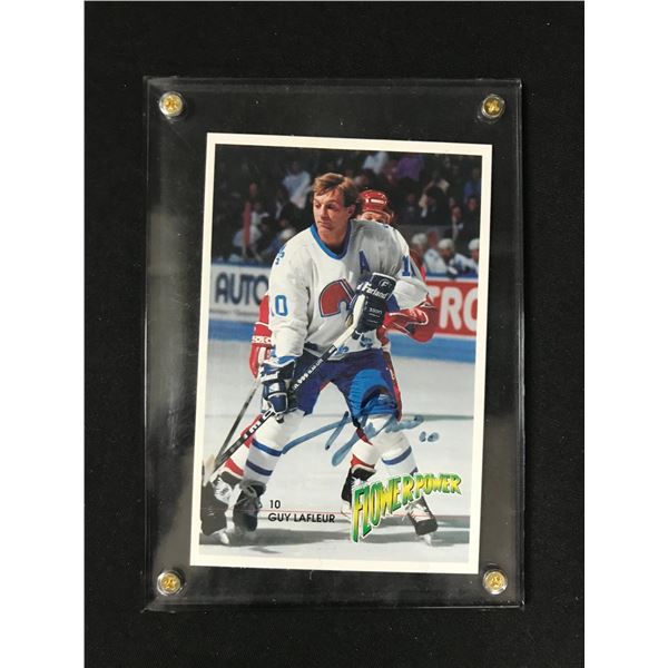 GUY LAFLEUR SIGNED 5 X 7 PHOTO