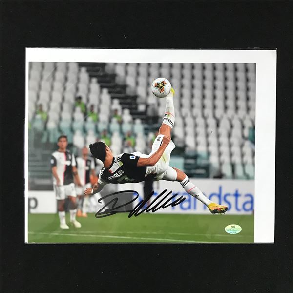 CHRISTIANO RONALDO SIGNED 8X10 PHOTO VS COA