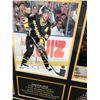Image 4 : CUSTOM FRAMED PENGUINS GREATS QUAD SIGNED DISPLAY 30 X 34 (FRAMEWORTH COA)