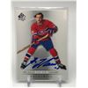 Image 1 : GUY LEFLEUR SIGNED TRADING CARD GCG COA