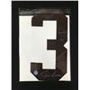 Image 1 : JIM BROWN SIGNED JERSEY NUMBER (SUPERSTAR COA)