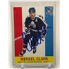 Image 1 : WENDEL CLARK SIGNED TRADING CARD GCG COA