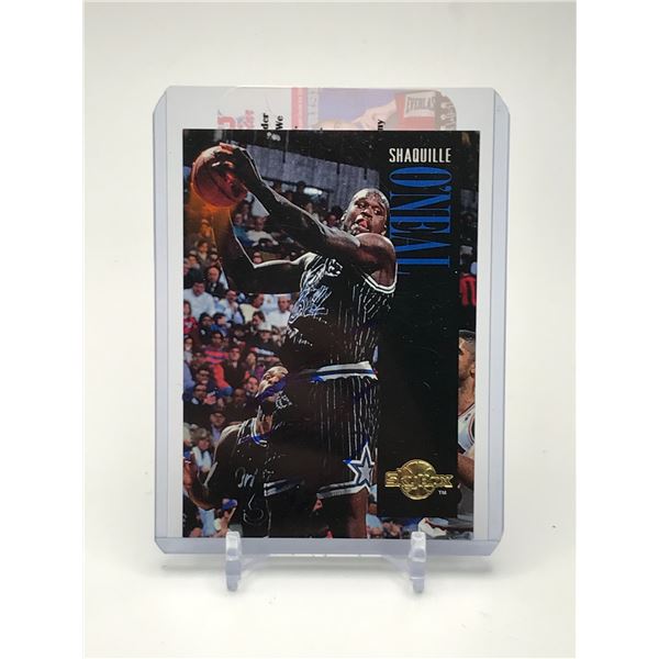 SHAQUILLE O`NEAL SIGNED TRADING CARD RED CARPET COA