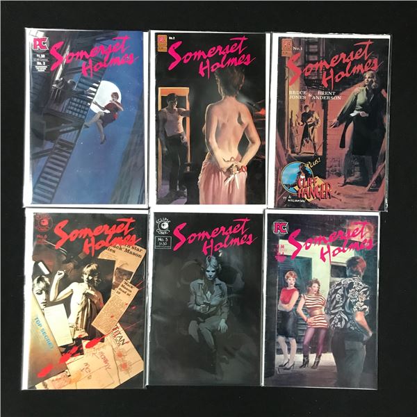 LOT OF 6 SOMERSET HOLMES COMICS (PC COMICS)