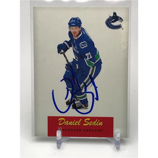 DANIEL SEDIN SIGNED TRADING CARD GCG COA