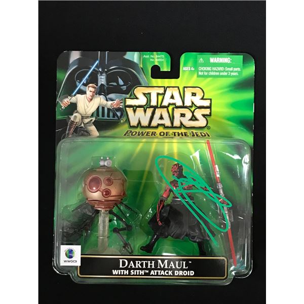 RAY PARK SIGNED 'DARTH MAUL' FIGURE WWOC COA
