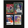 Image 1 : LOT OF 4 FOOTBALL CARDS - TWO SIGNED