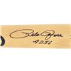 Image 2 : PETE ROSE SIGNED AND INSCRIBED 4256 RAWLINGS BASEBALL BAT (JSA COA)