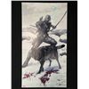 Image 1 : RAY PARK SIGNED "SNAKEYES" 11 X 18 PRINT (WWOC COA)