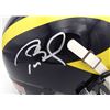 Image 2 : TOM BRADY SIGNED MICHIGAN FULL SIZE HELMET (FANATICS CAO)