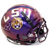 Image 1 : Joe Burrow  LSU Tigers Purple Chrome Authentic Game Issued Speed Flex Helmet Ltd Ed.1/1 Fanatics