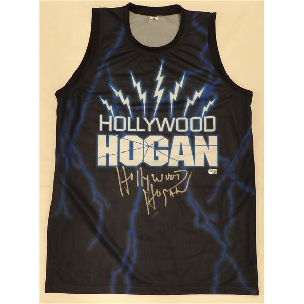 HULK HOGAN SIGNED HOLLOYWOOD HOGAN JERSEY BECKETT COA
