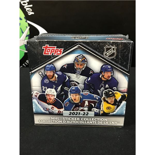 2021-22 SEALED TOPPS HOCKEY STICKER COLLECTION BOX SET