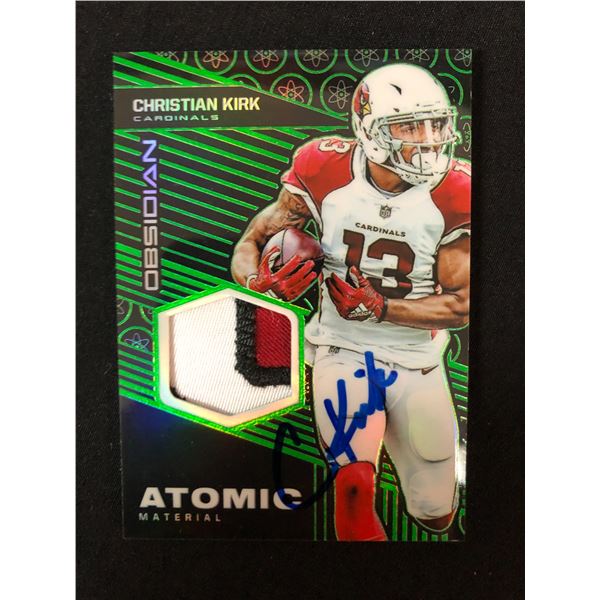 2019 CHRISTIAN KIRK SIGNED PANINI CARD 18/25 (JSA COA)