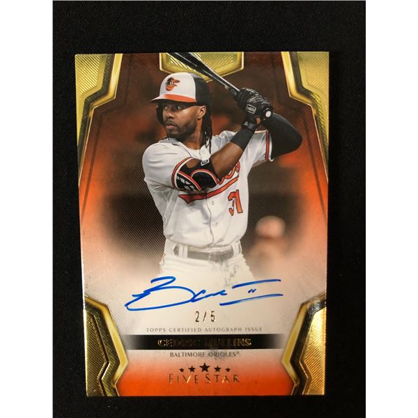2024 CEDRIC MULLINS SIGNED TOPPS FIVE STAR CAREER CARD