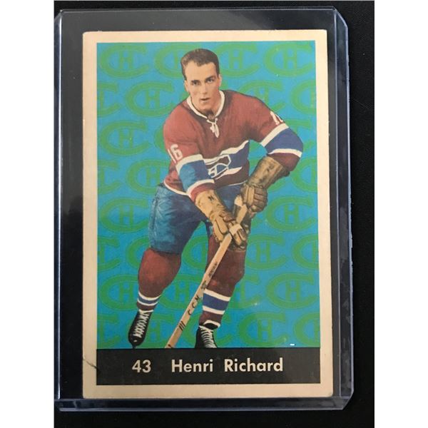 1961-62 HENRI RICHARD CARD