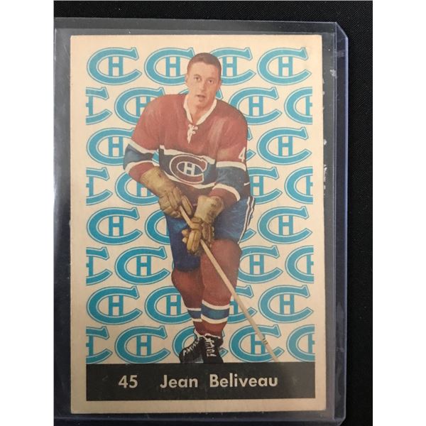 1961-62 JEAN BELIVEAU CARD