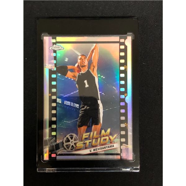 2024 VICTOR WEMBANYAMA TOPPS CHROME FILM STUDY CARD