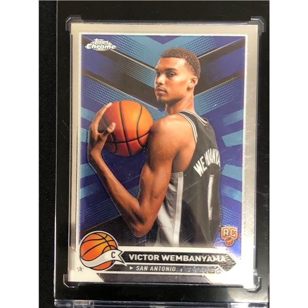 2024 VICTOR WEMBANYAMA TOPPS CHROME ROOKIE CARD