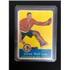 Image 1 : 1956-57 GLENN HALL T.C.G. CHICAGO BLACKHAWKS ROOKIE CARD NO. 20