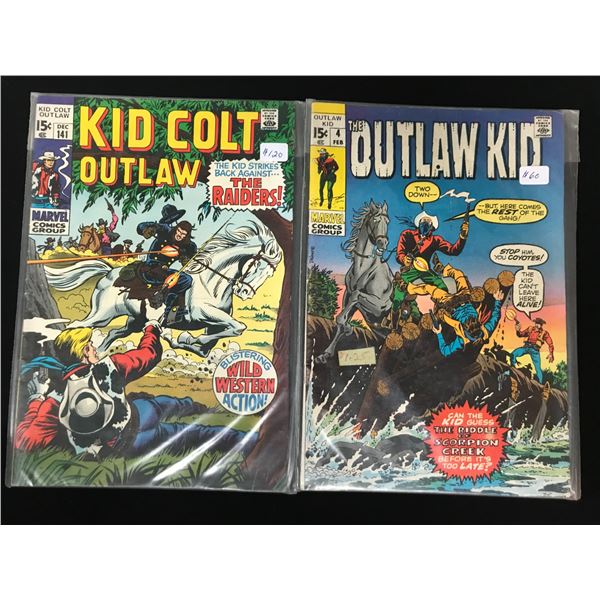 MARVEL COMICS KID COLT AND OUTLAW KID SILVER AGE