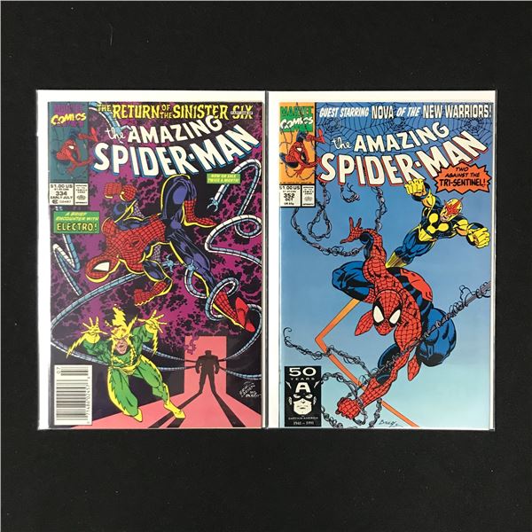 LOT OF 2 THE AMAZING SPIDERMAN COMICS (MARVEL COMICS)