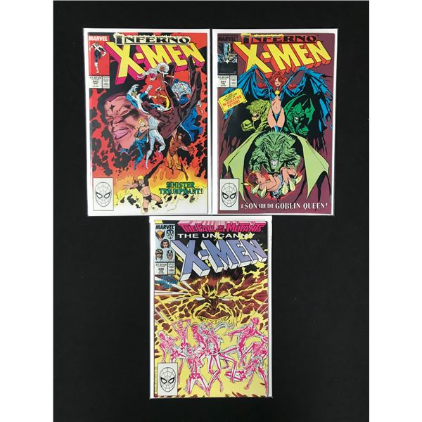 LOT OF 3 X-MEN COMICS (MARVEL COMICS)