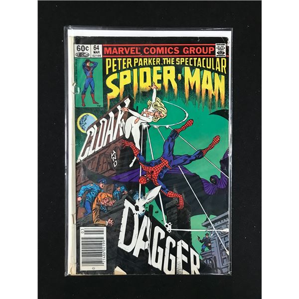 MARVEL COMICS NO.64 PETER PARKER, THE SPECTACULAR SPIDERMAN