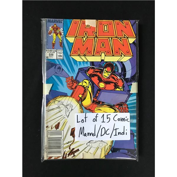 LOT OF 15 VARIOUS COMICS
