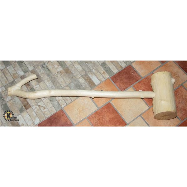 HAND MADE WOODEN MALLET