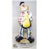 Image 1 : CAPODIMONTE PORCELAIN CLOWN STATUE
