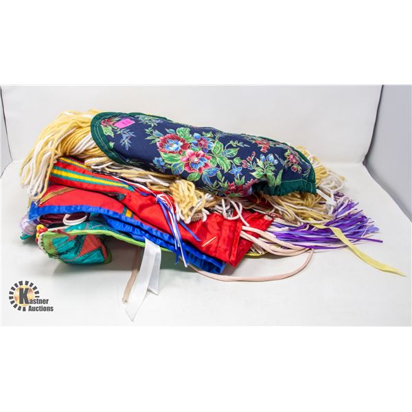 LARGE LOT OF INDIGENOUS REGALIA CLOTHING &
